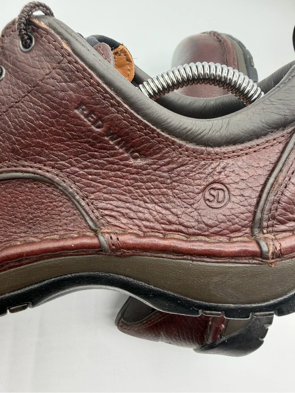 Red Wing 6704 Oxford Shoes Steel Toe Brown Leather Static Dissipative Men’s 8.5D